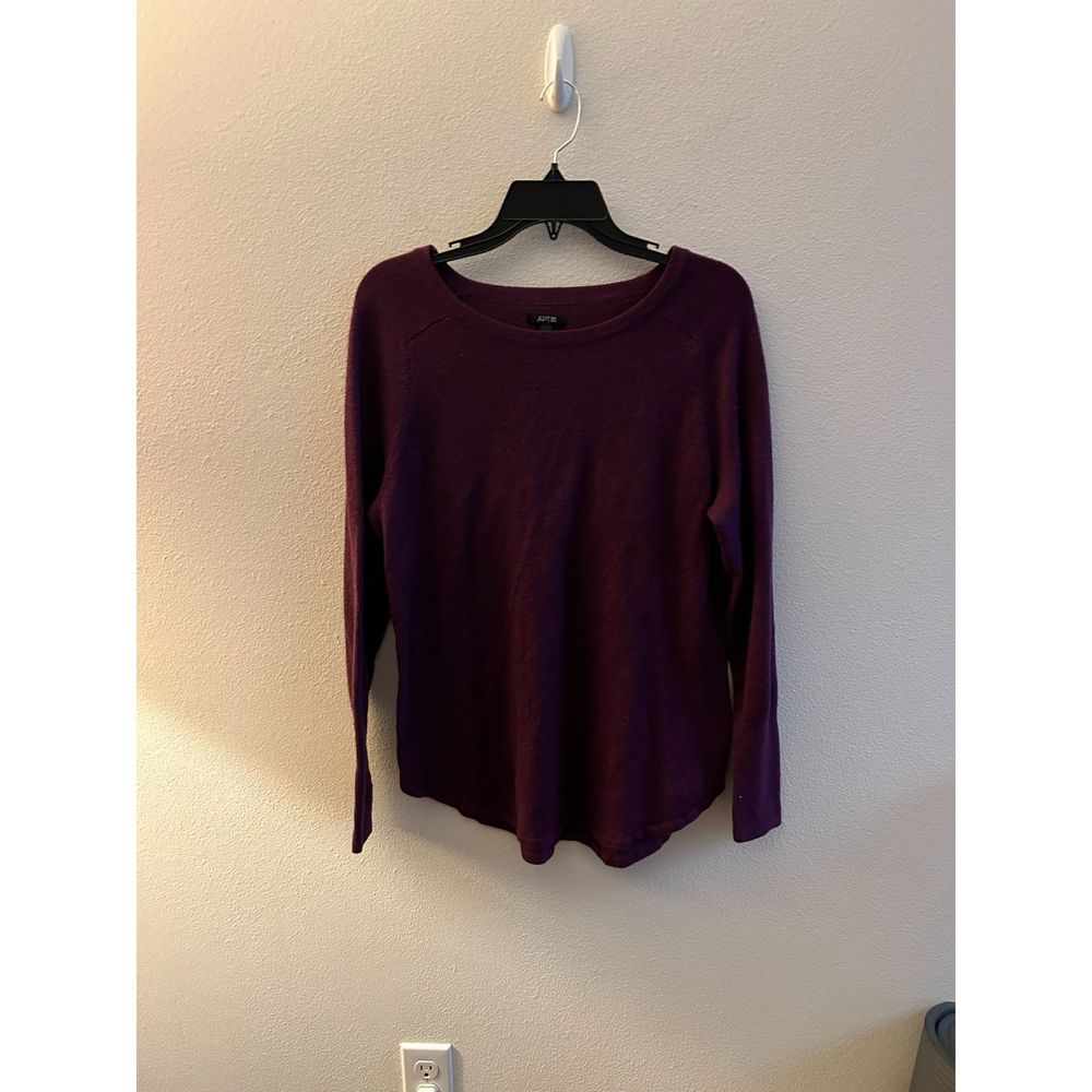 Apt 9 Purple Shimmer Sweater Size L